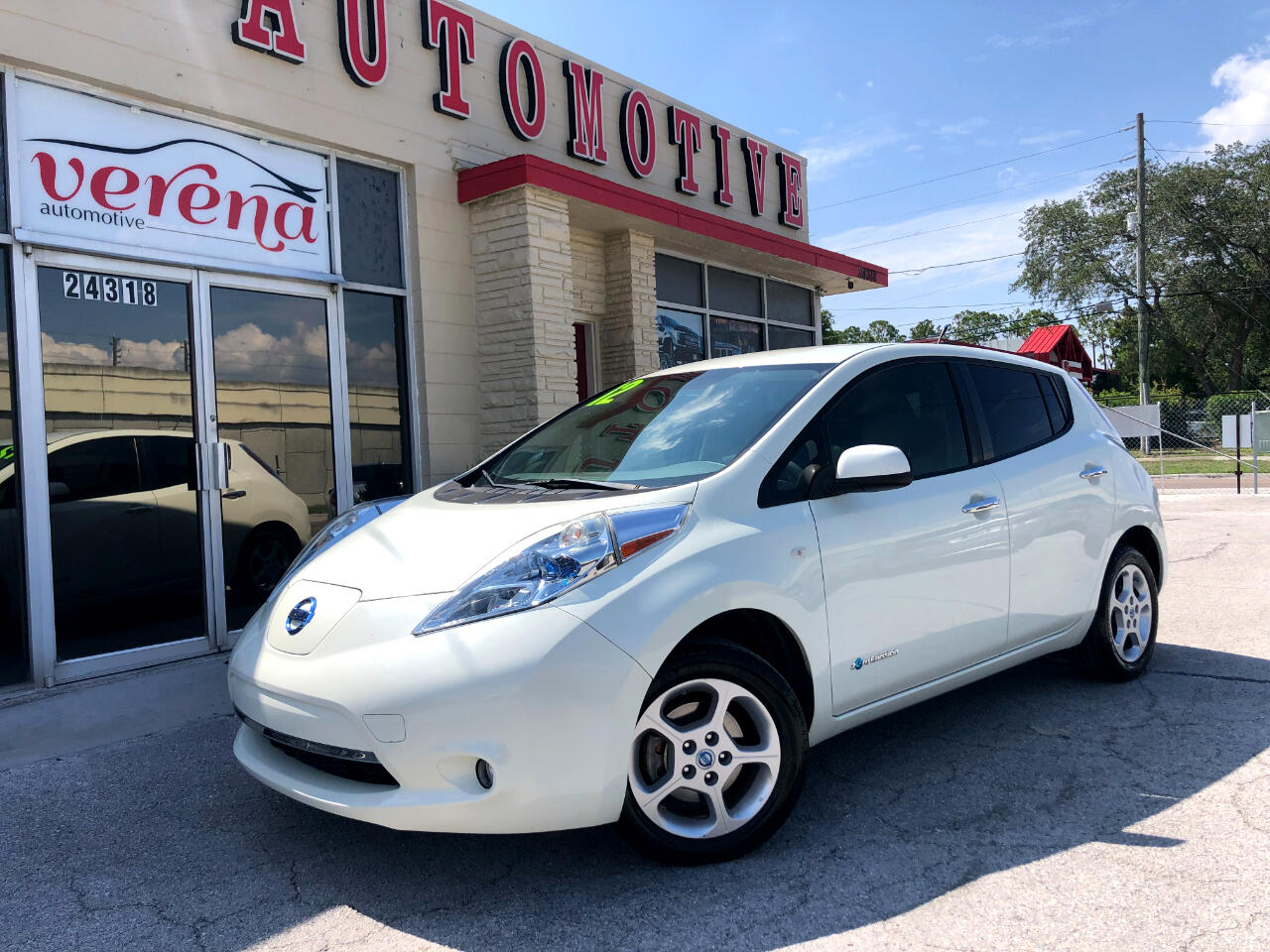 Used 2012 Nissan LEAF SL with VIN JN1AZ0CP7CT019315 for sale in Clearwater, FL