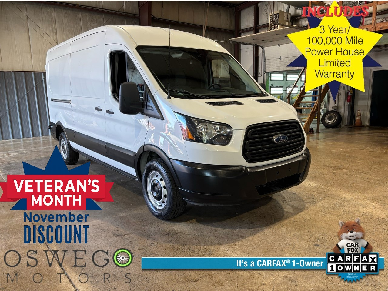 2019 Ford Transit 250 Van Med. Roof w/Sliding Pass. 148-in. WB