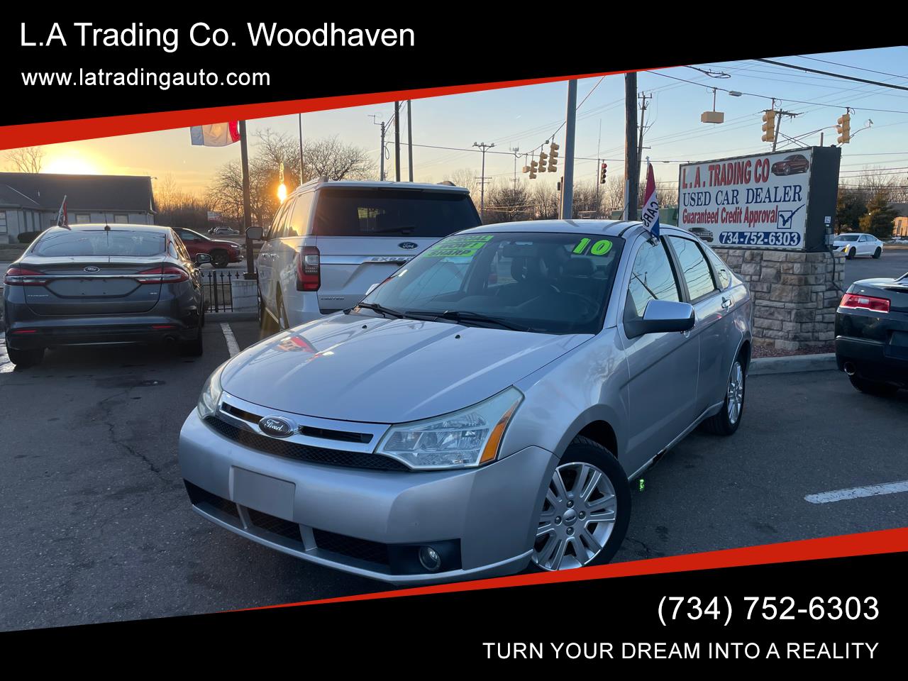 Used 2010 Ford Focus SEL Sedan for Sale in Woodhaven MI 48183 L.A
