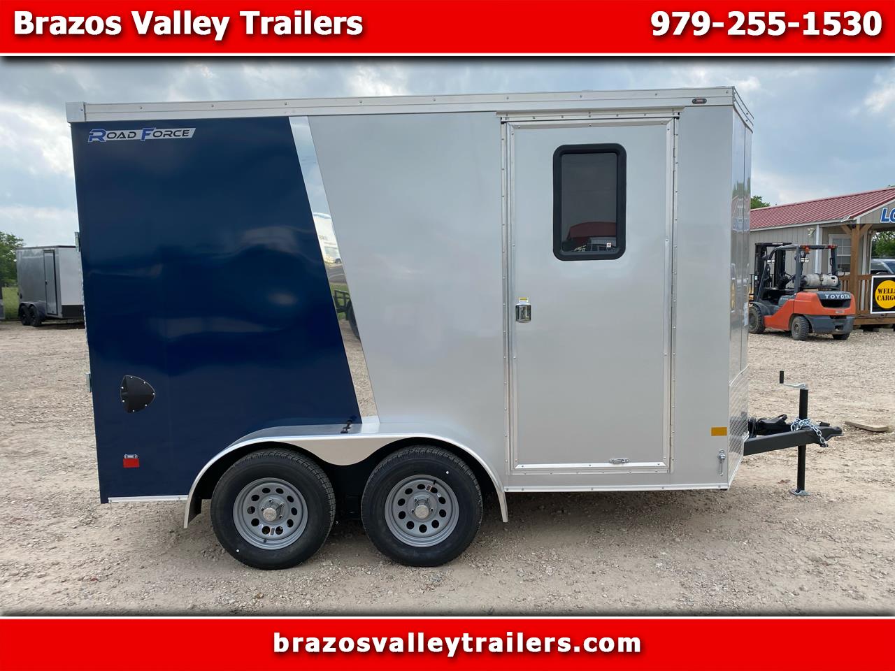 2025 Wells Cargo 7x12 ROAD FORCE W/ CHROME PKG, MULTI COLOR, RV STYLE DO