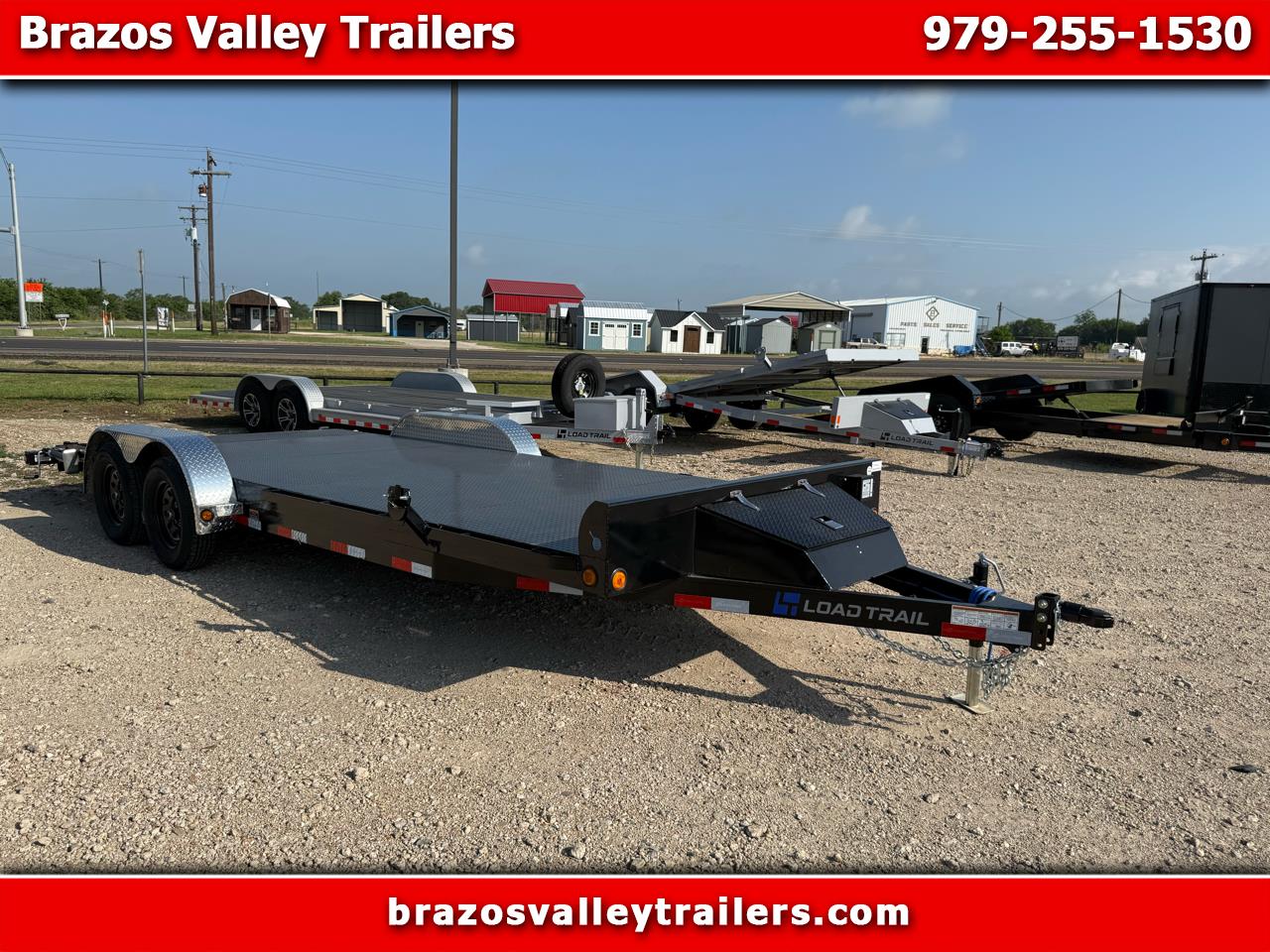 2025 Load Trail 83X20 CARHAULER POWDERCOATED W/STEEL FLOOR, 3,500LB AXLES