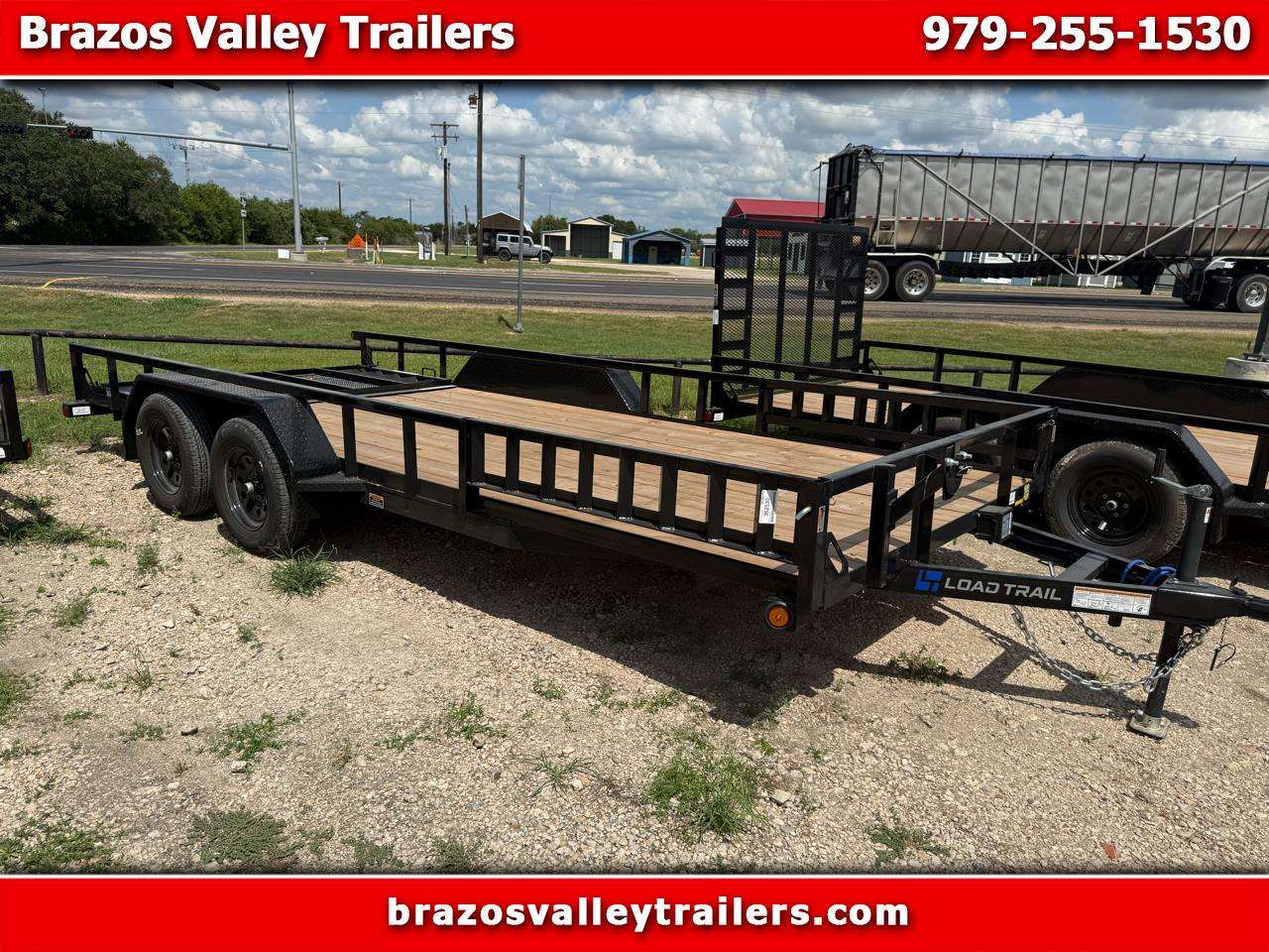 2026 Load Trail Utility 83X18 POWDERCOATED W/SIDE RAIL RAMPS & HD GATE