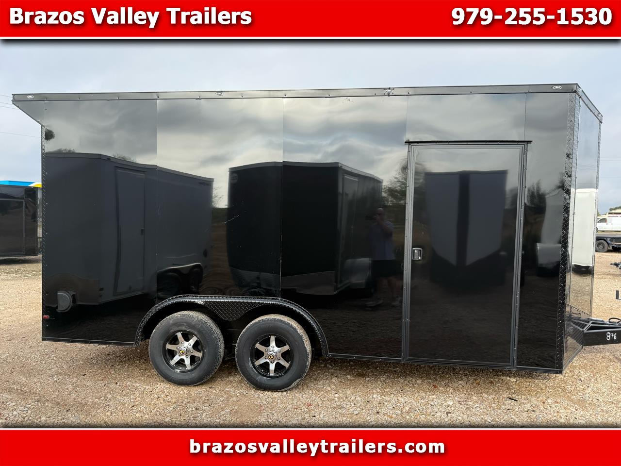 2026 Deep South 8.5X16TA ECL W/5,200 LB AXLES, .080 POLYCOR EXT, BLACKOUT PKG