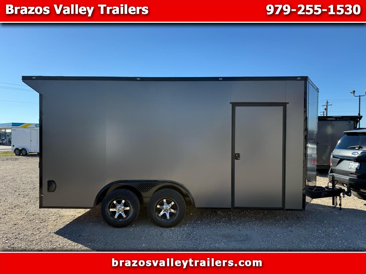 2026 Deep South 8.5X16TA ECL W/5,200 LB AXLES, .080 POLYCOR EXT, BLACKOUT PKG