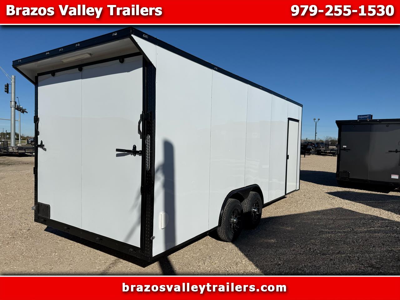 2026 Deep South 8.5x20TA Enclosed 5,200LB AXLES, BLACKOUT PKG, 7'6" INTERIOR HEIGHT