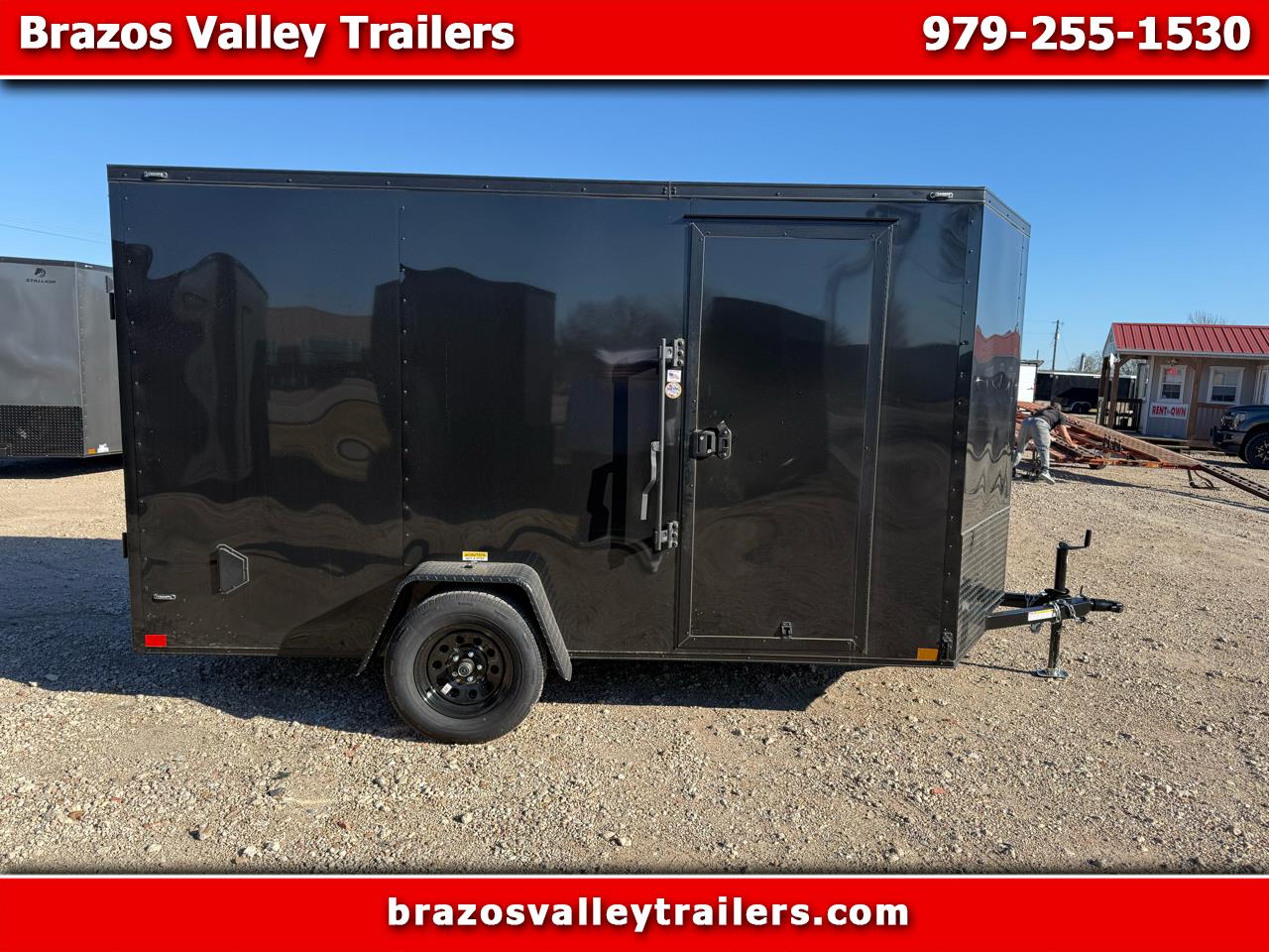 2026 Stallion Manufacturing SM510SA 6X12 ENCLOSED W/BLACK OUT PKG