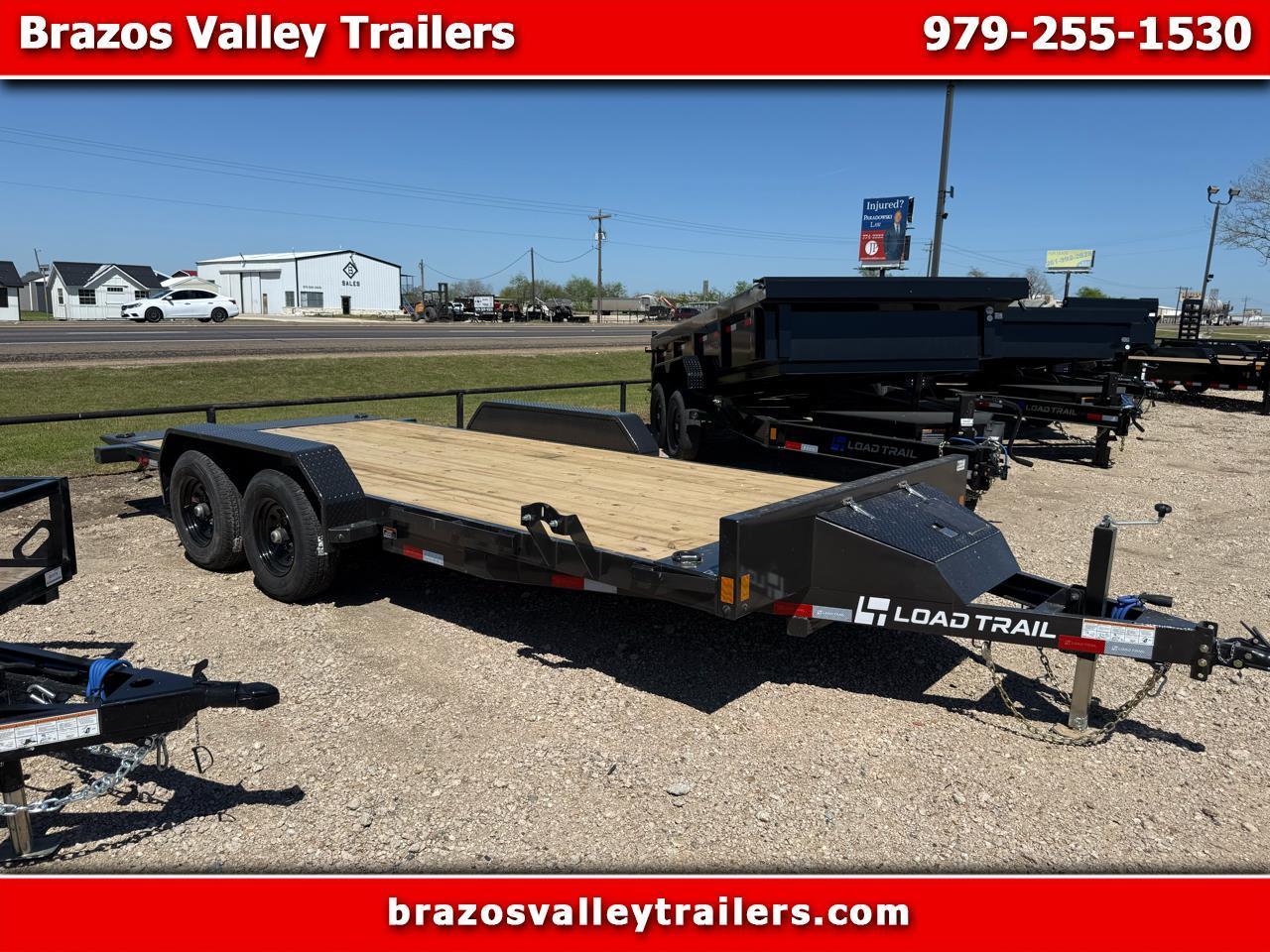 2026 Load Trail Tilt Deck 83X18 POWDERCOATED RAPID LOADER W/5.200LB AXLES