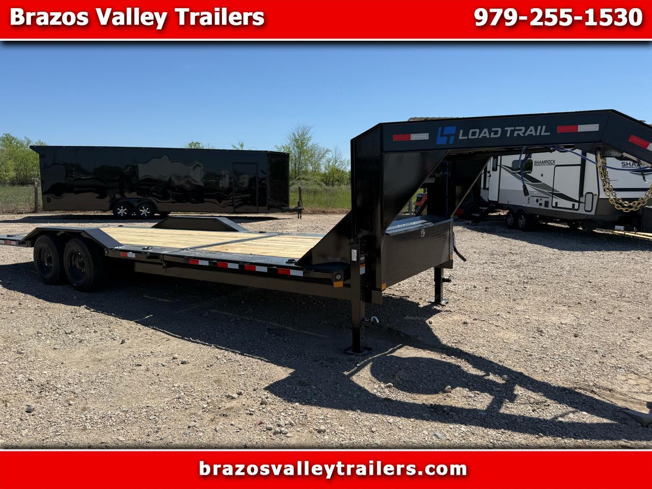 2026 Load Trail Tilt Deck 102X24 POWDERCOATED GN TILT-N-GO W/8K AXLES
