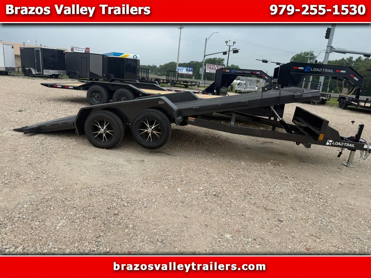 2026 Load Trail Tilt Deck 83X18 POWDERCOATED RAPID LOADED W/3,500LB AXLES