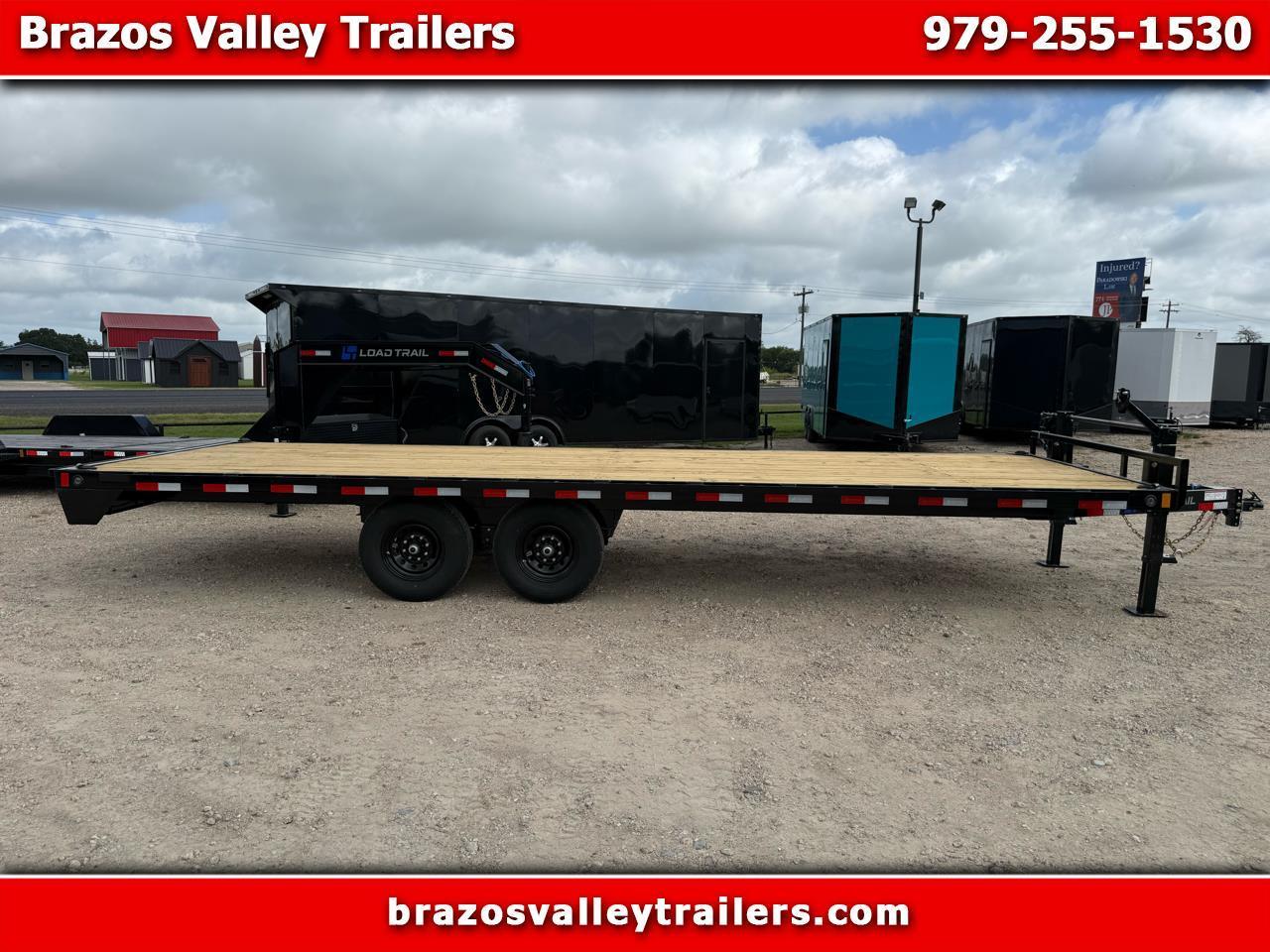 2027 Load Trail Deckover 102X24 W/7K AXLES SLIDE IN RAMPS