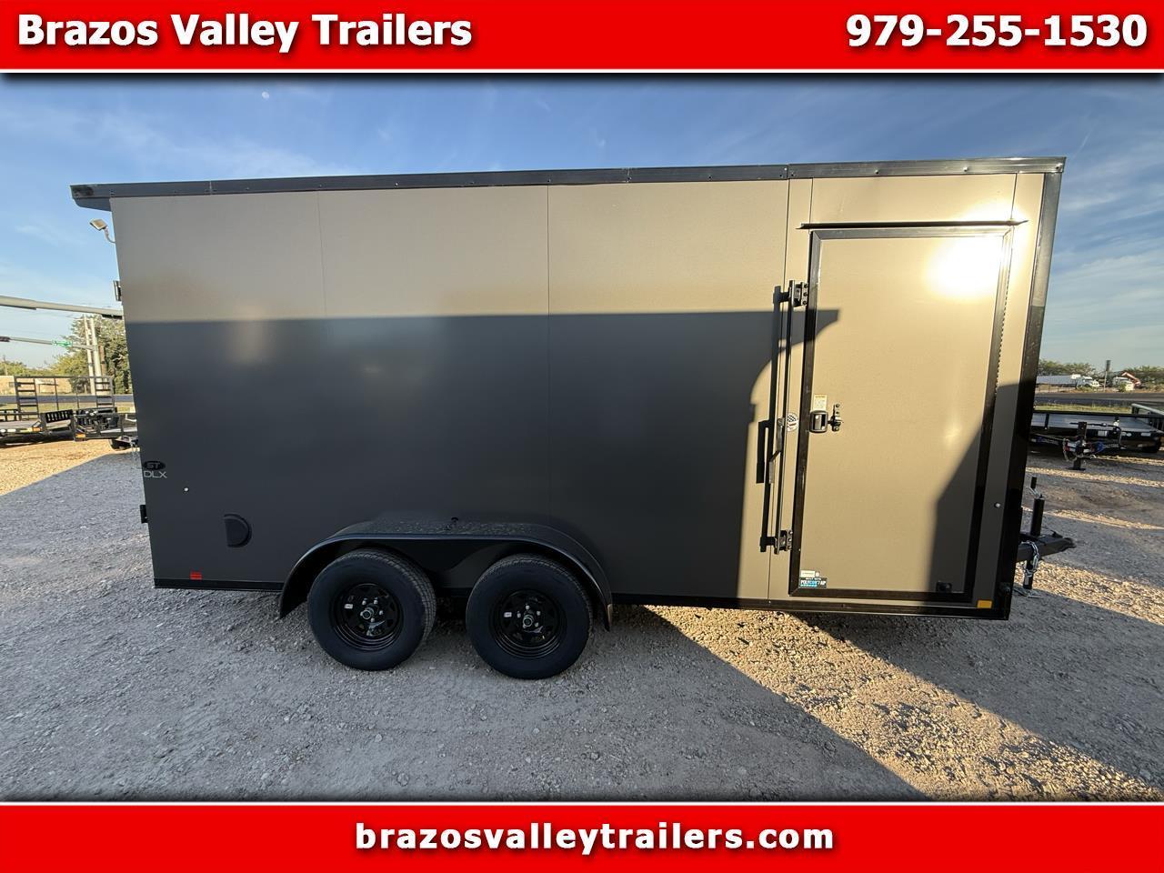 2027 Look ST Cargo Deluxe 7X16 ENCLOSED W/REAR LIGHTED WING & BLACKOUT PKG