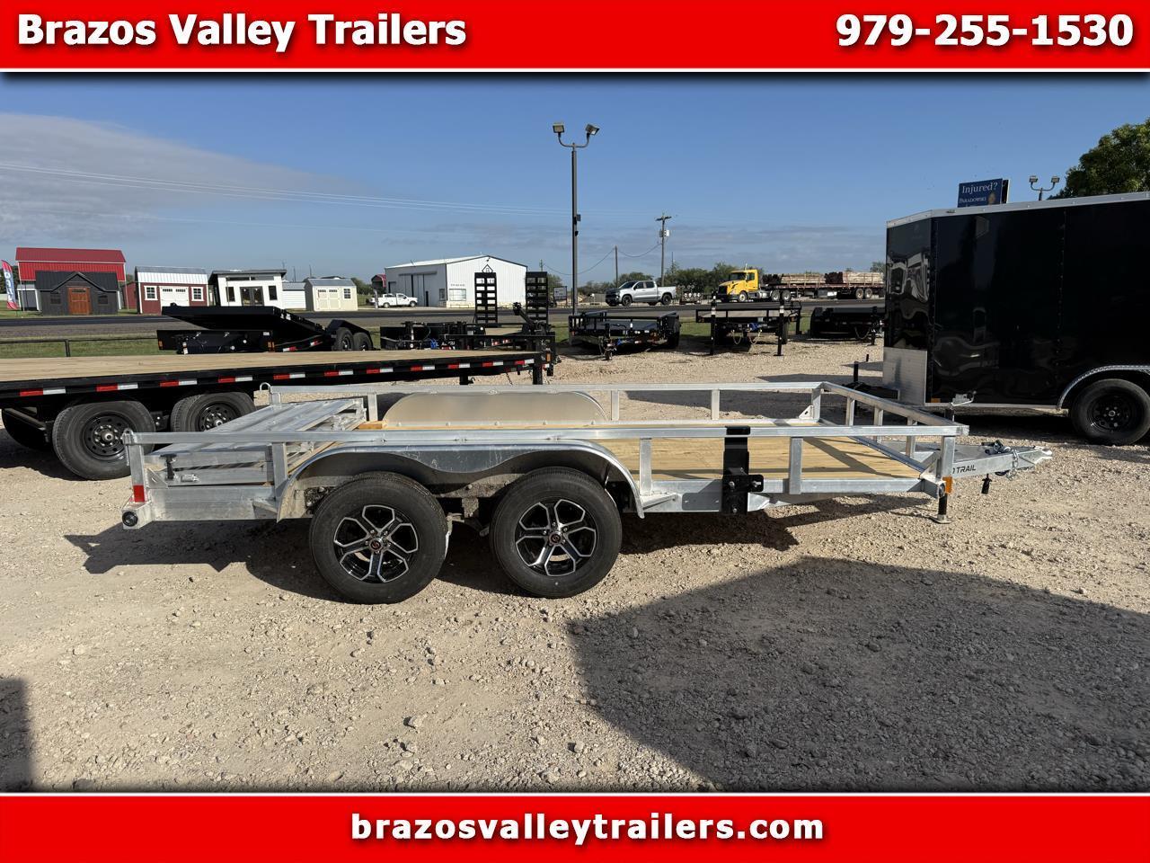 2027 Load Trail Utility 83x14 ALUMINUM FRAME W/ALUMINUM WHEELS