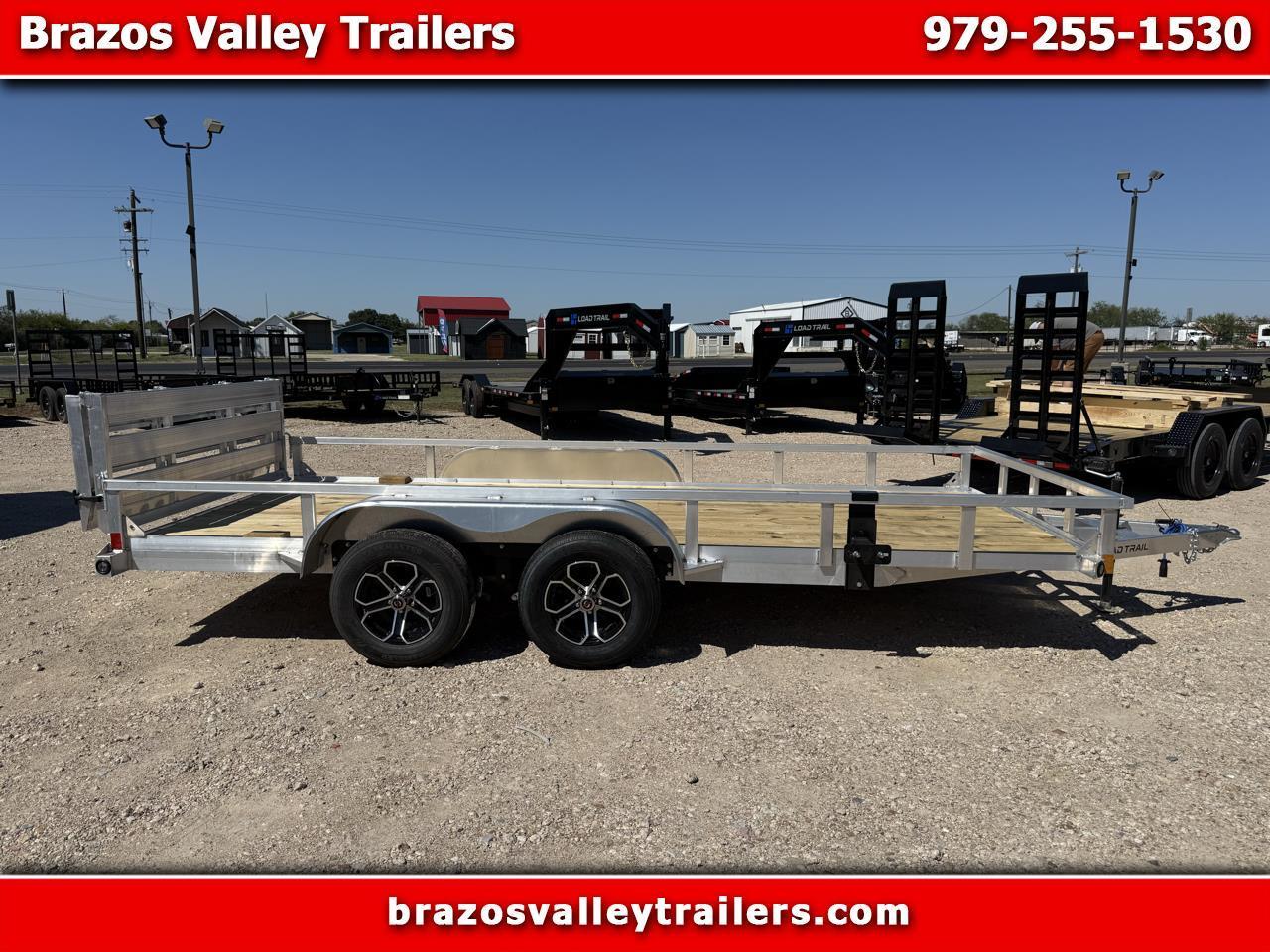 2027 Load Trail Utility 83X16 ALUMINUM FRAME W/ALUMINUM WHEELS