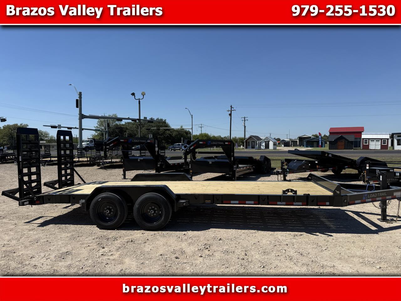 2027 Load Trail Car Hauler 83X22 POWDERCOATED W/8K AXLES, STAND UP RAMPS
