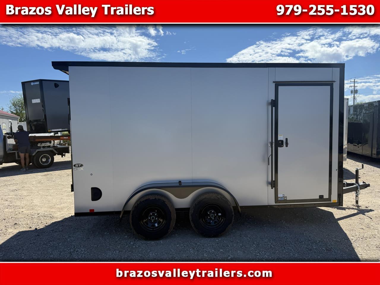 2027 Look ST Cargo Deluxe 7X14 ENCLOSED W/REAR LIGHTED WING & BLACKOUT PKG