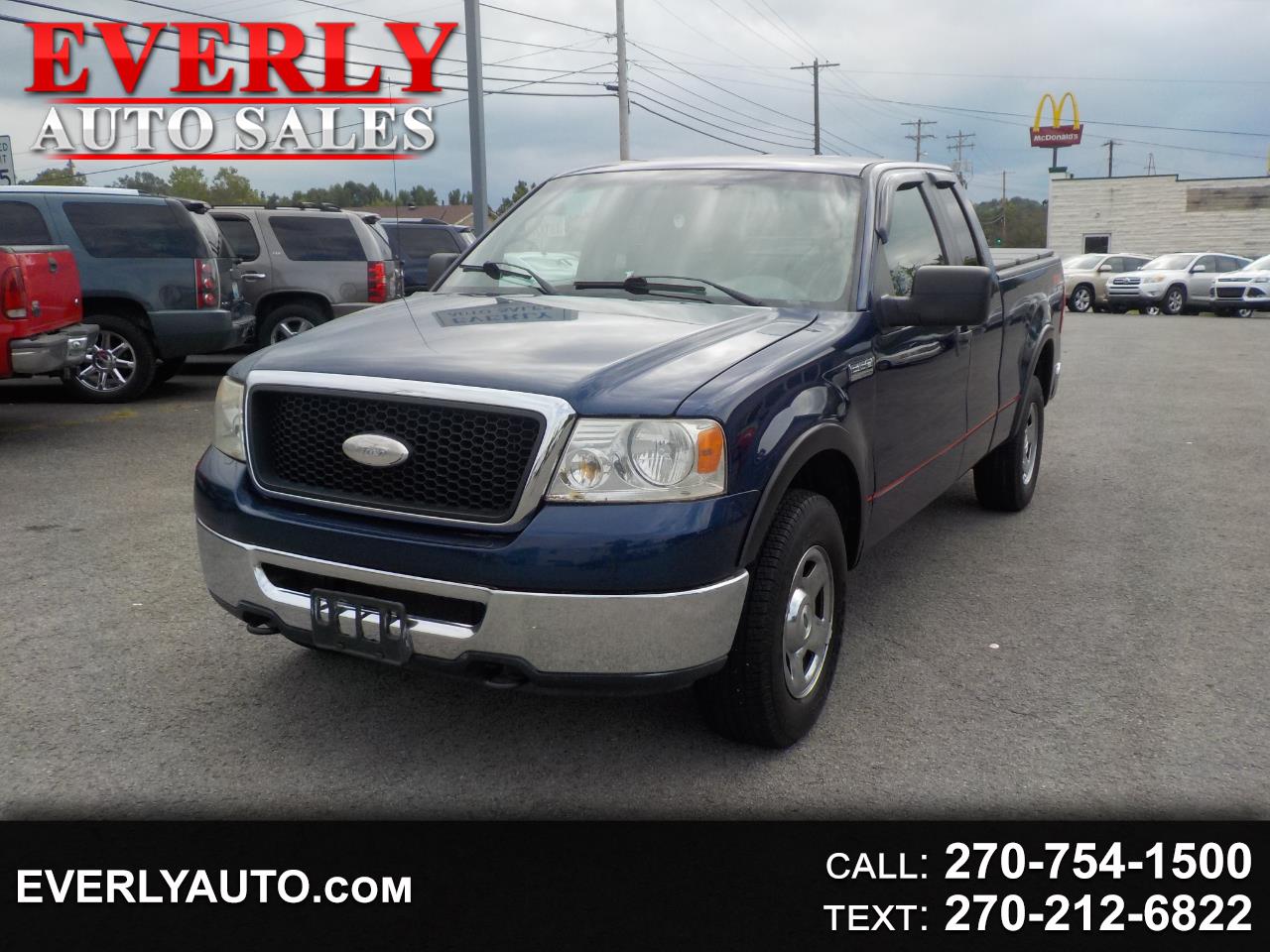 Used 2007 Ford F150 4WD Supercab 133" XLT for Sale in Evansville IN