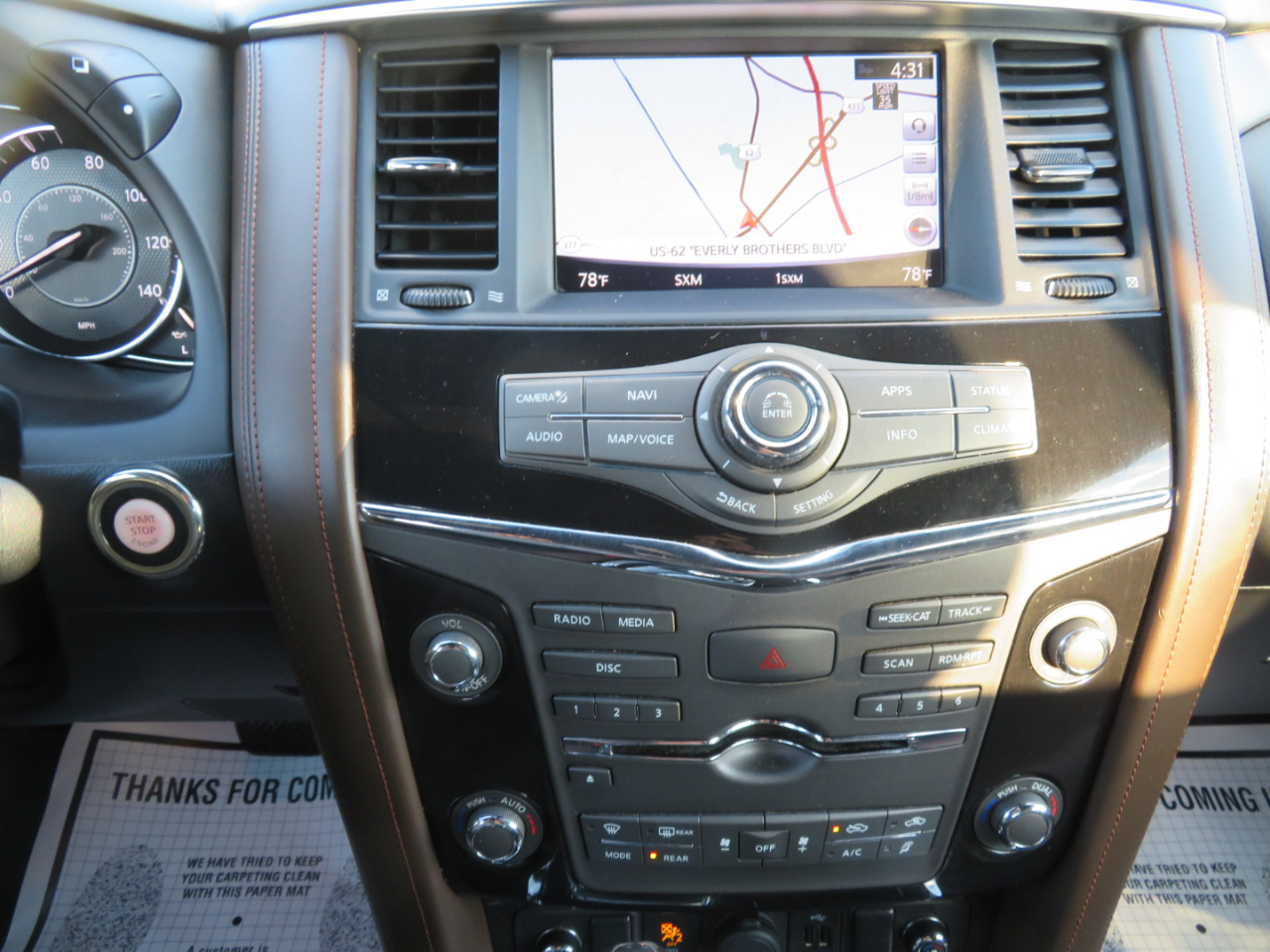 Nissan Armada 4x4 Platinum 2018 Nissan Armada 4x4 Platinum 2018