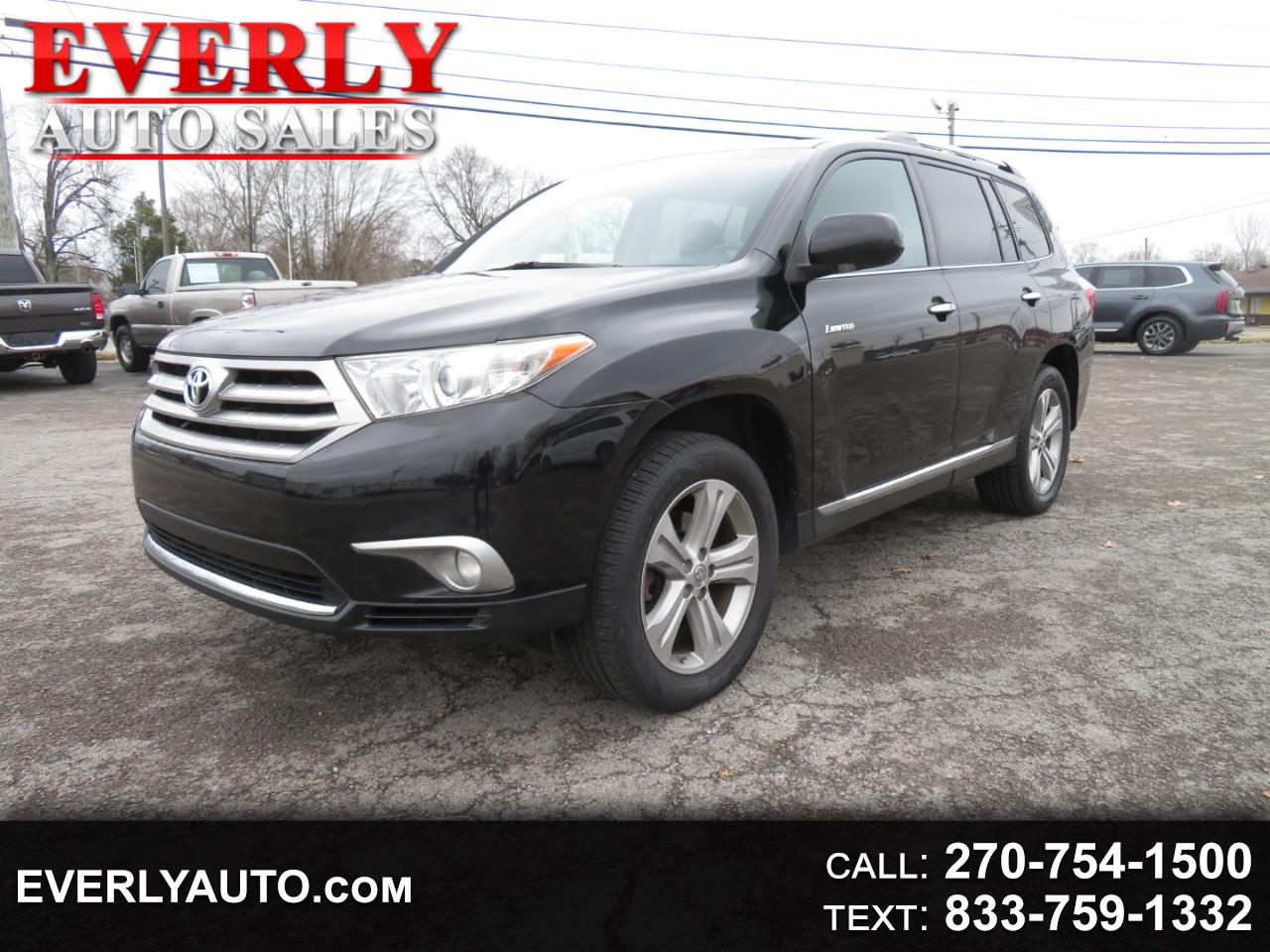 2013 Toyota Highlander 4WD 4dr V6 Limited (Natl)