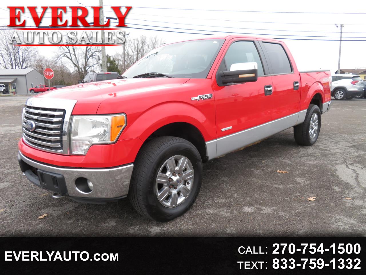2012 Ford F-150 4WD SuperCrew 145" Platinum