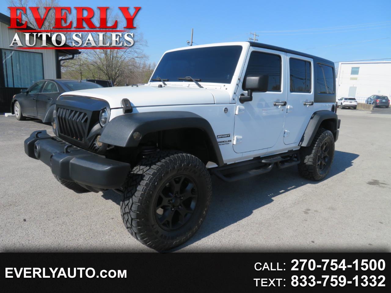 2013 Jeep Wrangler Unlimited 4WD 4dr Sport