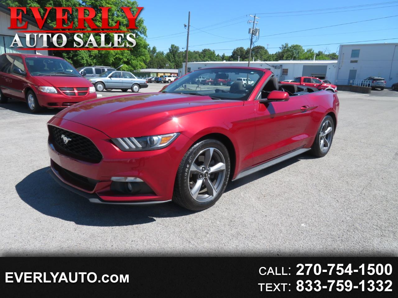 2015 Ford Mustang 2dr Conv V6