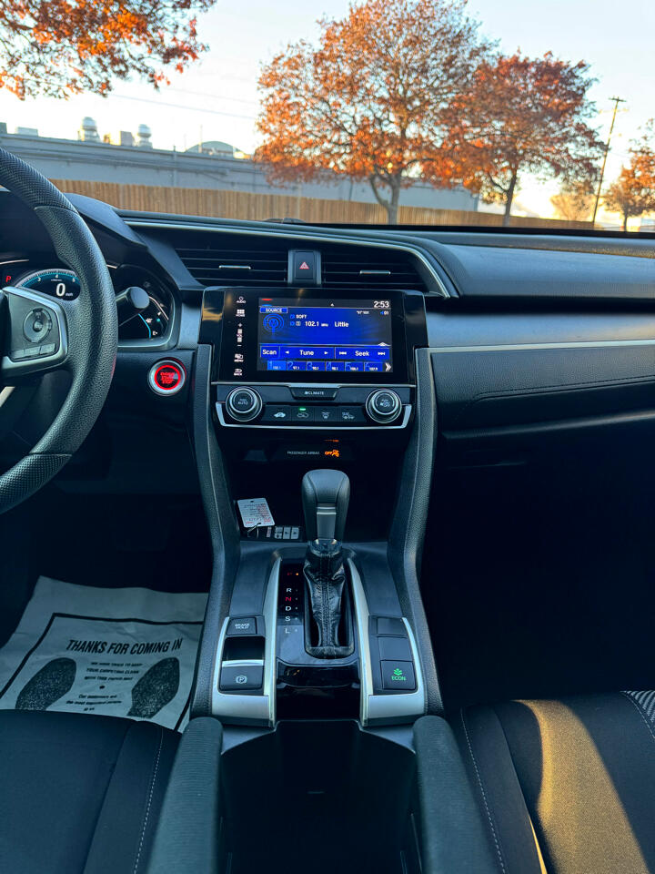 Honda Civic EX Honda Sensing Sedan CVT 2016