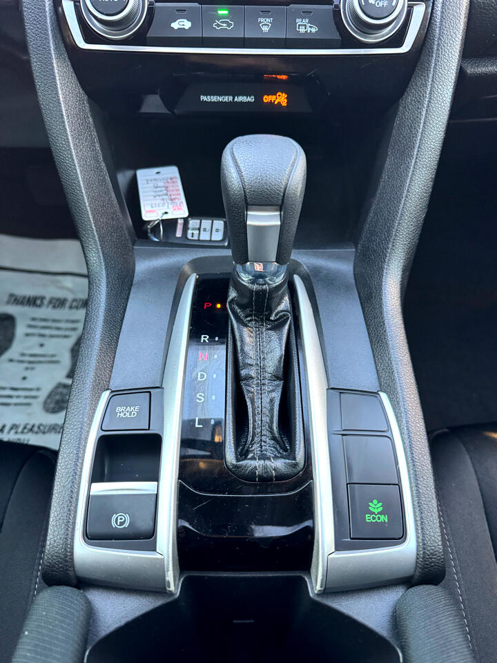 Honda Civic EX Honda Sensing Sedan CVT 2016