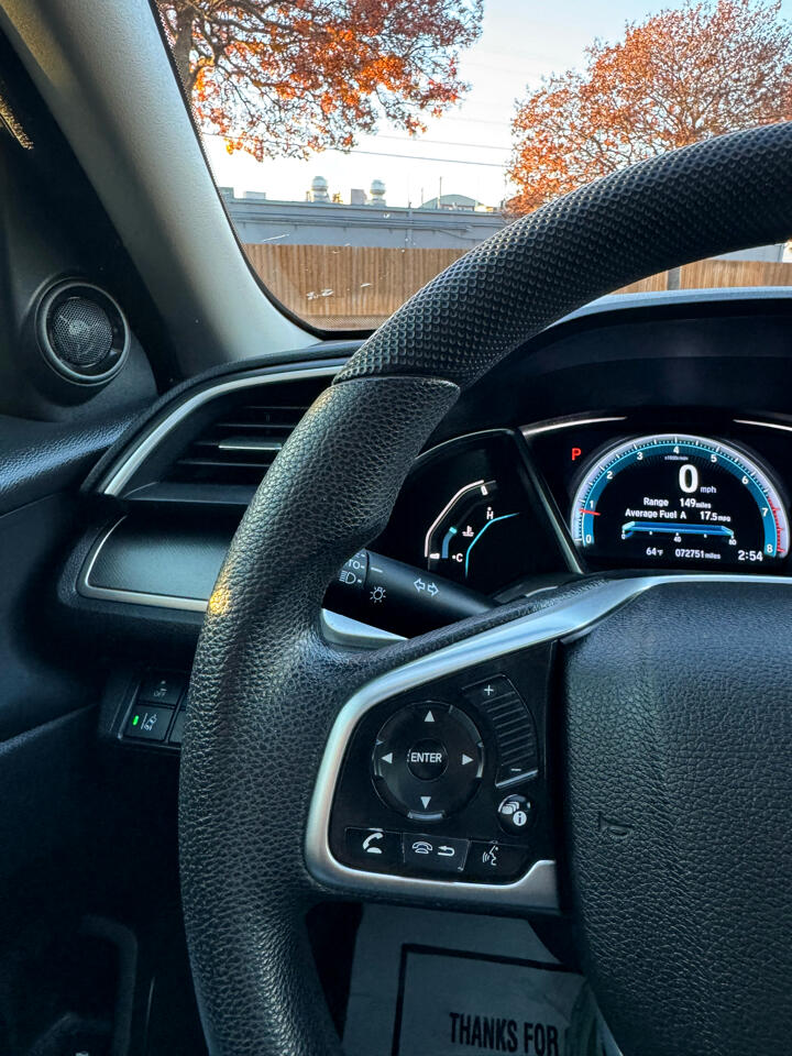 Honda Civic EX Honda Sensing Sedan CVT 2016