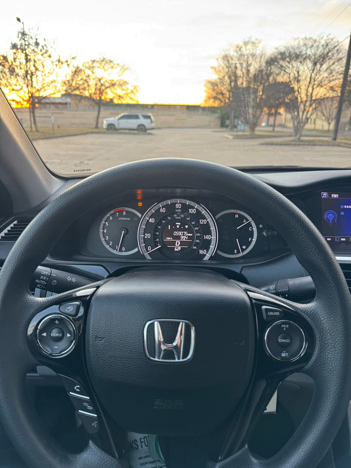 Honda Accord LX Sedan CVT 2016