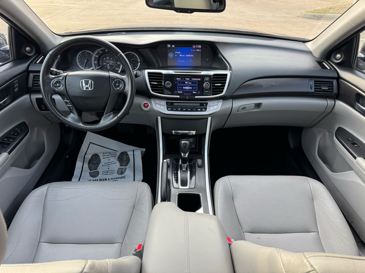 Honda Accord EX-L Sedan CVT 2014