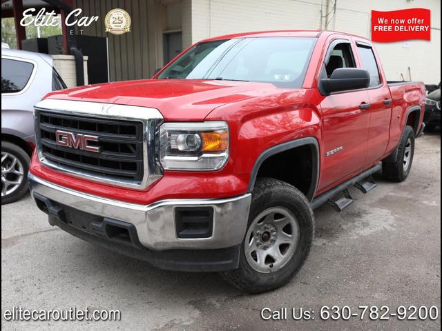 Red 2014 GMC Sierra 1500 Pickup Truck Four-Wheel Drive Automatic