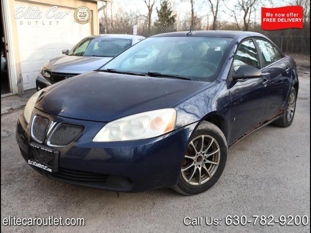 Blue 2008 Pontiac G6 Base Sedan Front-Wheel Drive Automatic