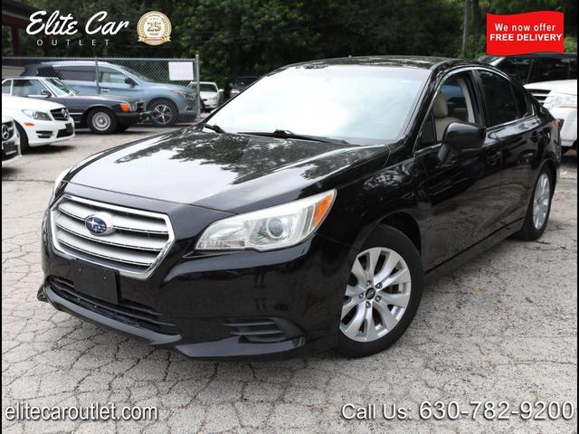 Black 2015 Subaru Legacy Sedan All-Wheel Drive Automatic