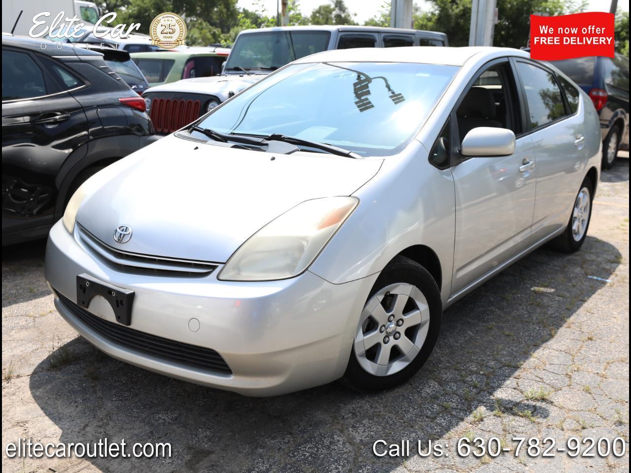 Silver 2005 Toyota Prius Hatchback Front-Wheel Drive Continuously Variable Transmission