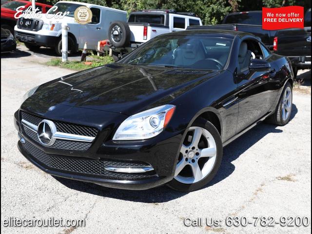 Black 2013 Mercedes-Benz SLK Convertible Rear-Wheel Drive Automatic