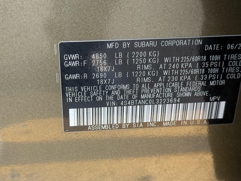 Subaru Outback Limited CVT 2020