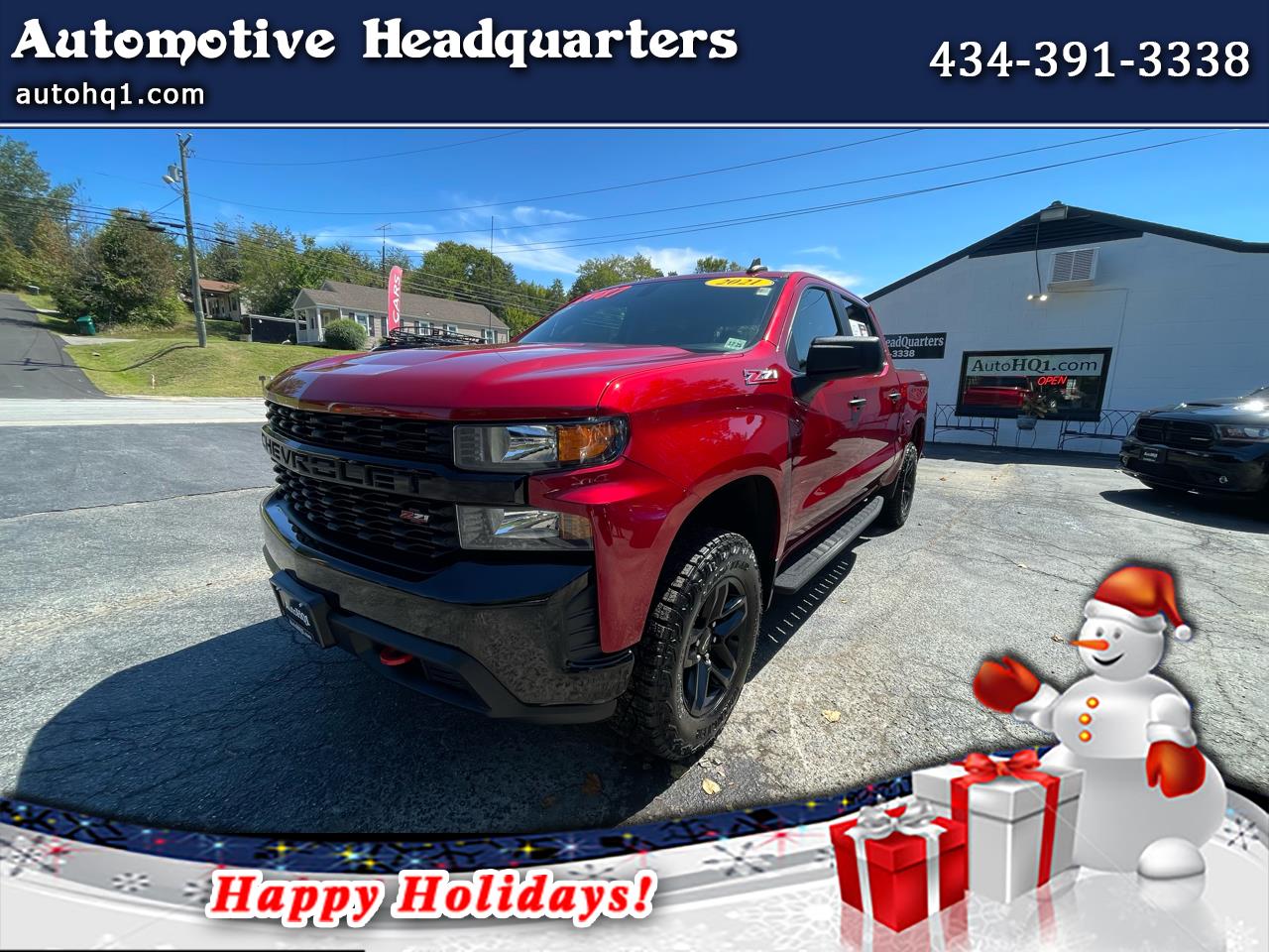 2021 Chevrolet Silverado 1500 Custom Trail Boss Crew Cab Long Box 4WD