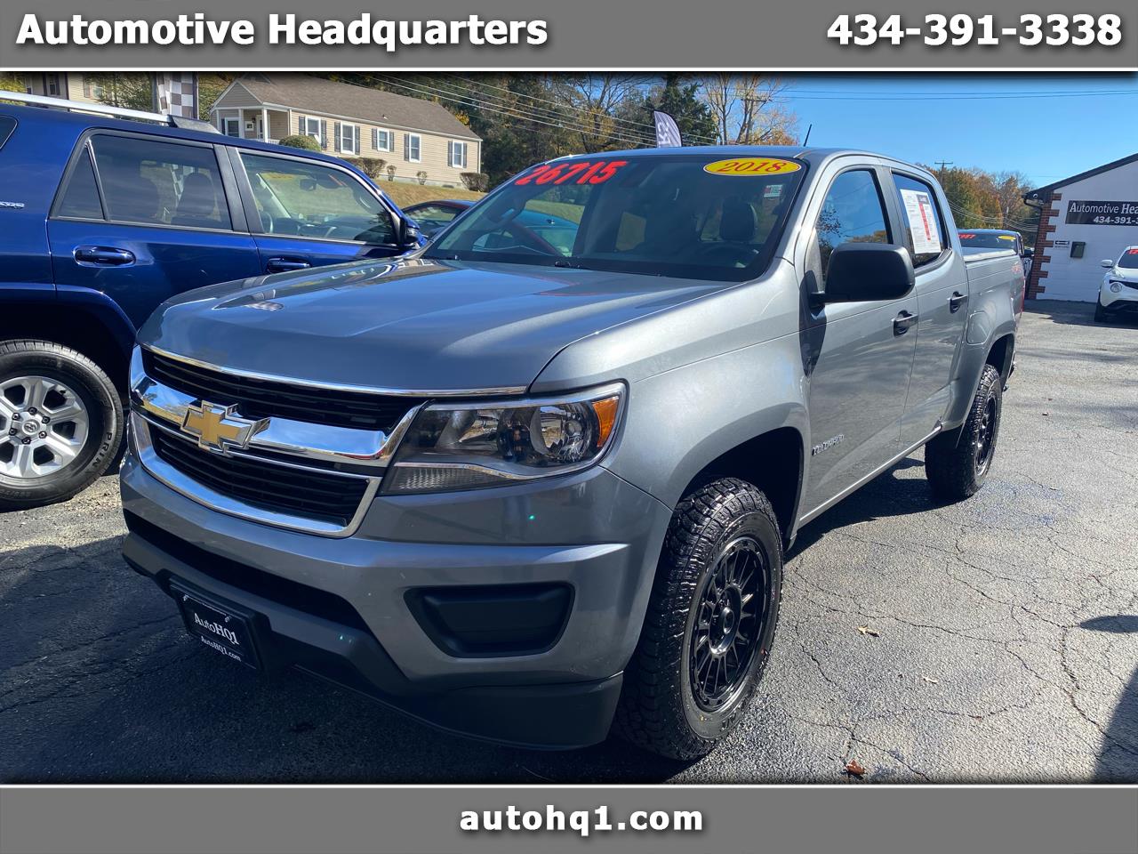 2018 Chevrolet Colorado Work Truck Crew Cab 4WD Long Box