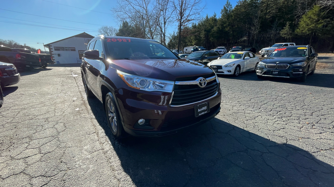 Toyota Highlander XLE AWD V6 2014