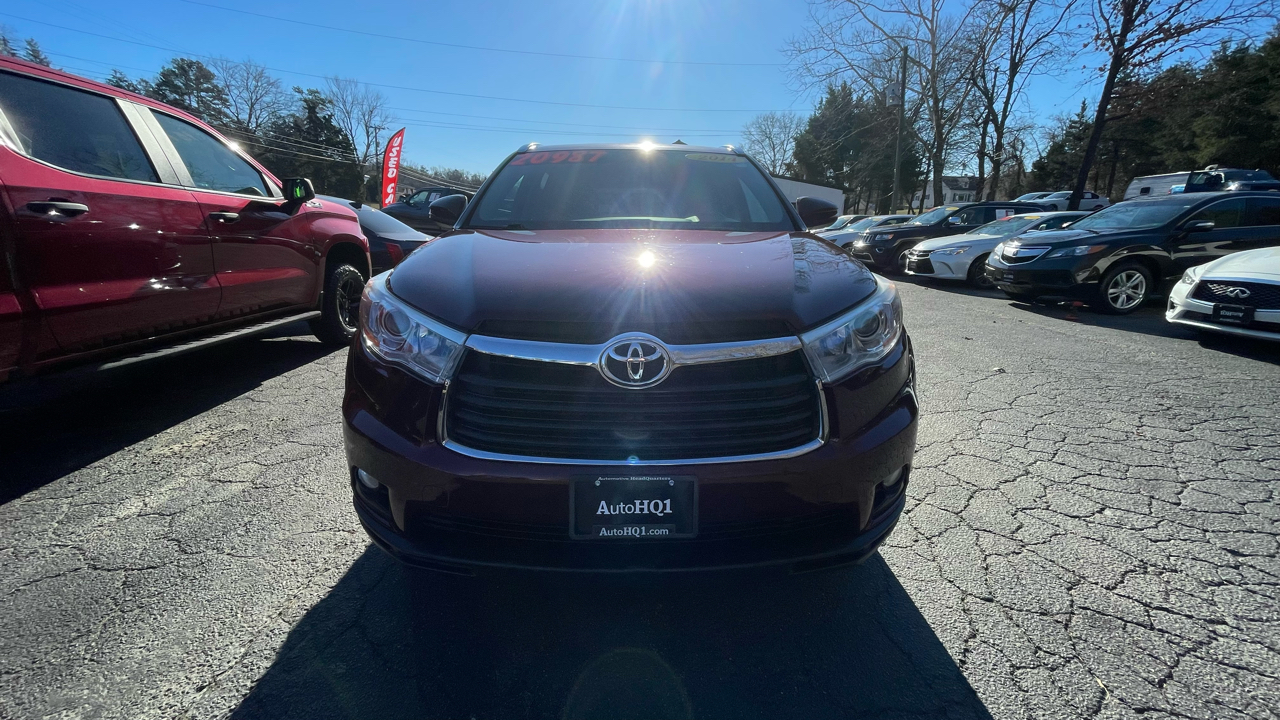Toyota Highlander XLE AWD V6 2014