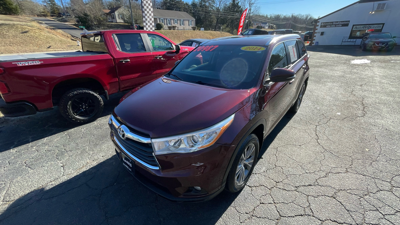 Toyota Highlander XLE AWD V6 2014
