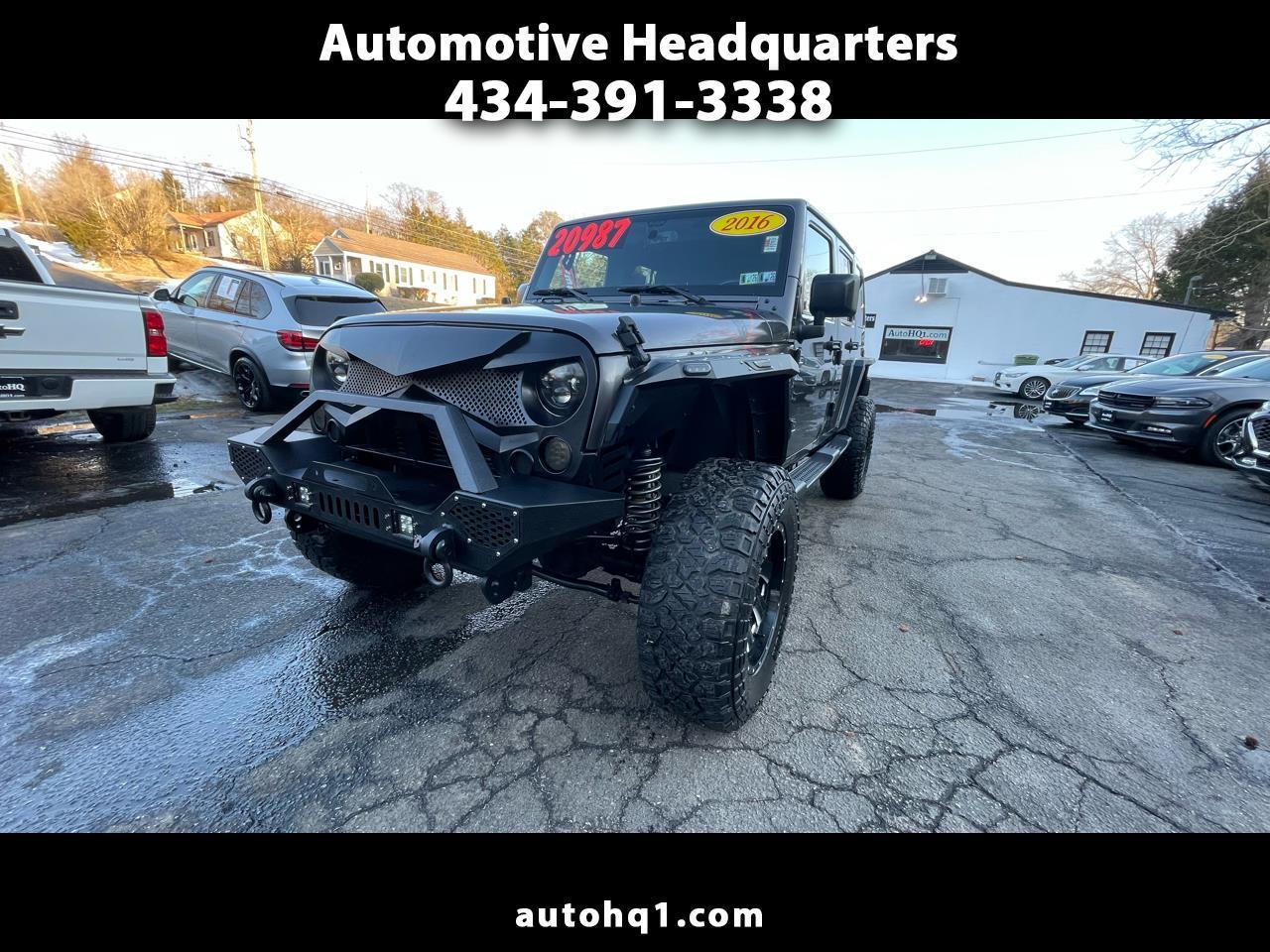 2016 Jeep Wrangler Unlimited Sahara 4WD