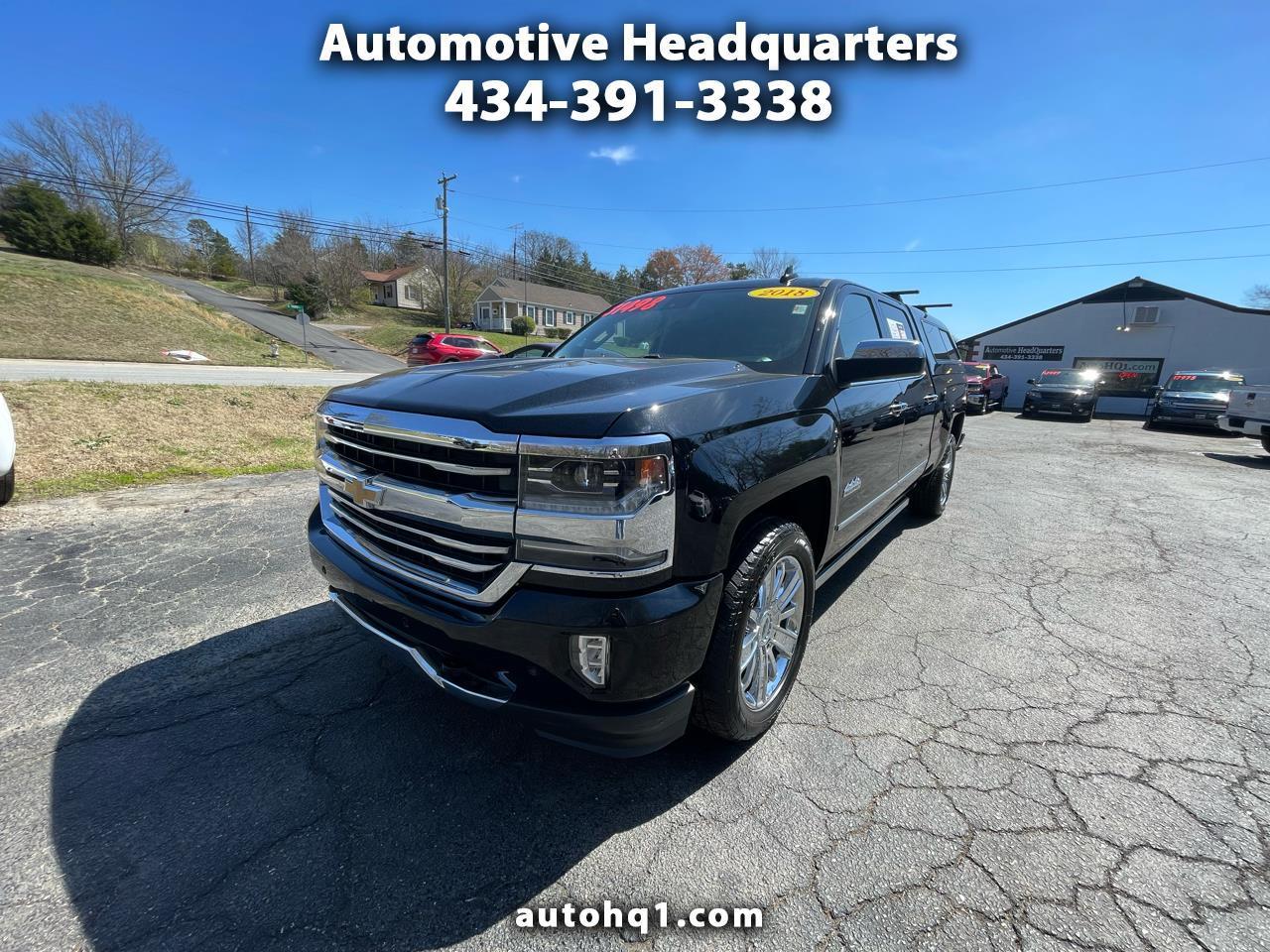 2018 Chevrolet Silverado 1500 High Country Crew Cab Long Box 4WD