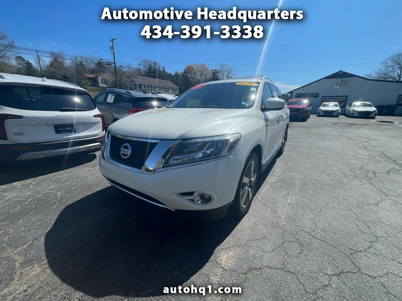 2016 Nissan Pathfinder Platinum 4WD