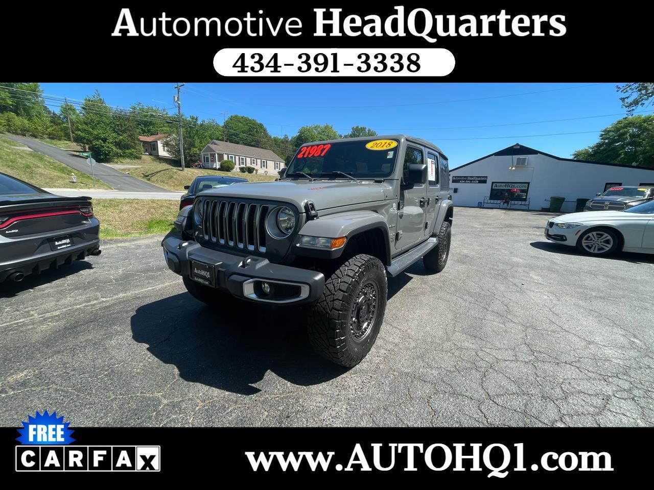 Jeep Wrangler Unlimited Sahara 2018