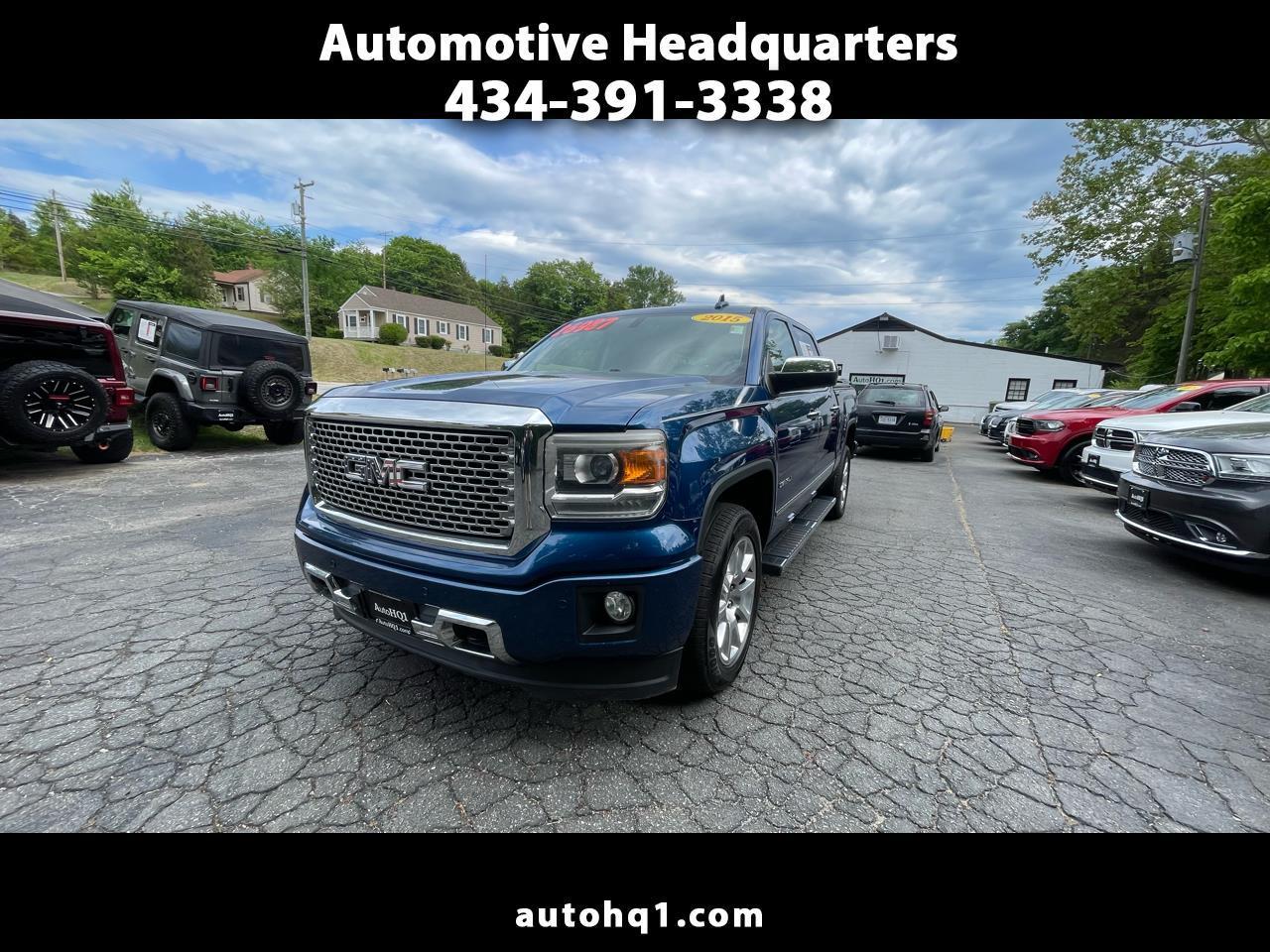 GMC Sierra 1500 Denali Crew Cab 4WD SWB 2015