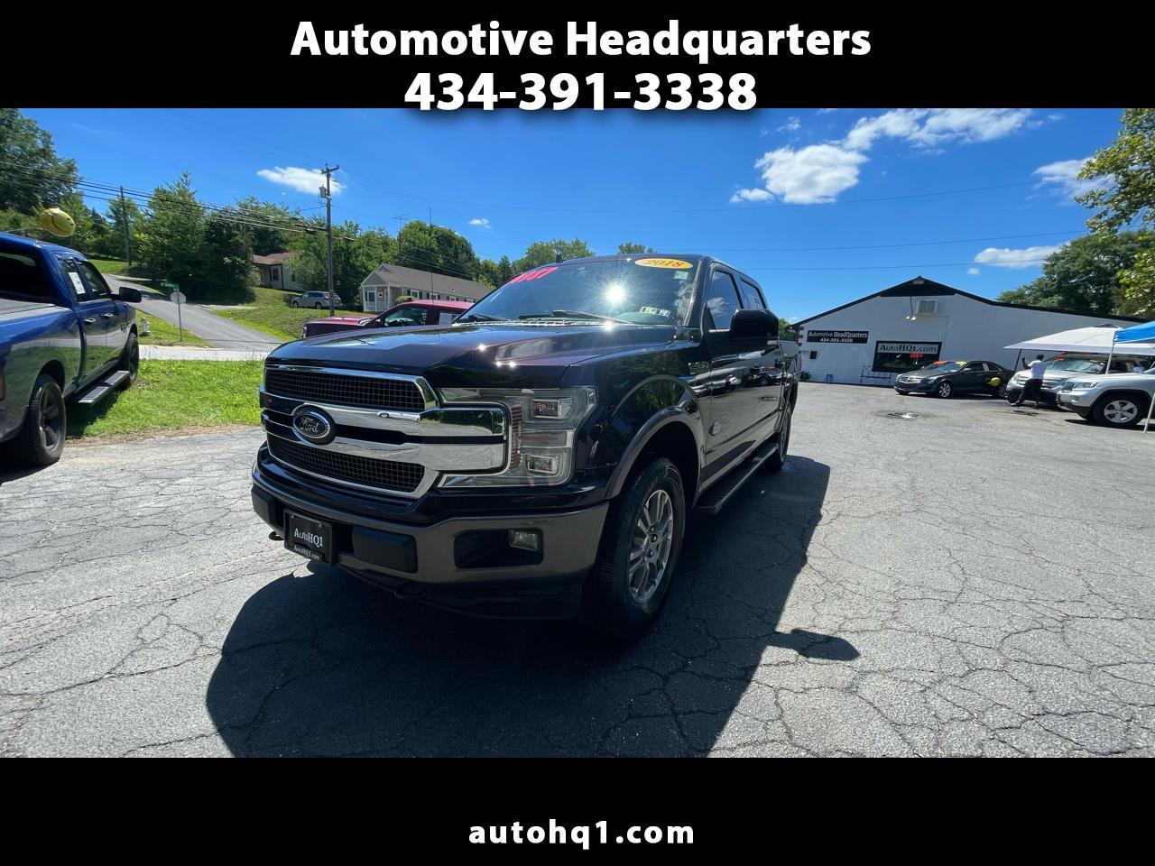 2018 Ford F-150 King Ranch SuperCrew 6.5-ft. 4WD