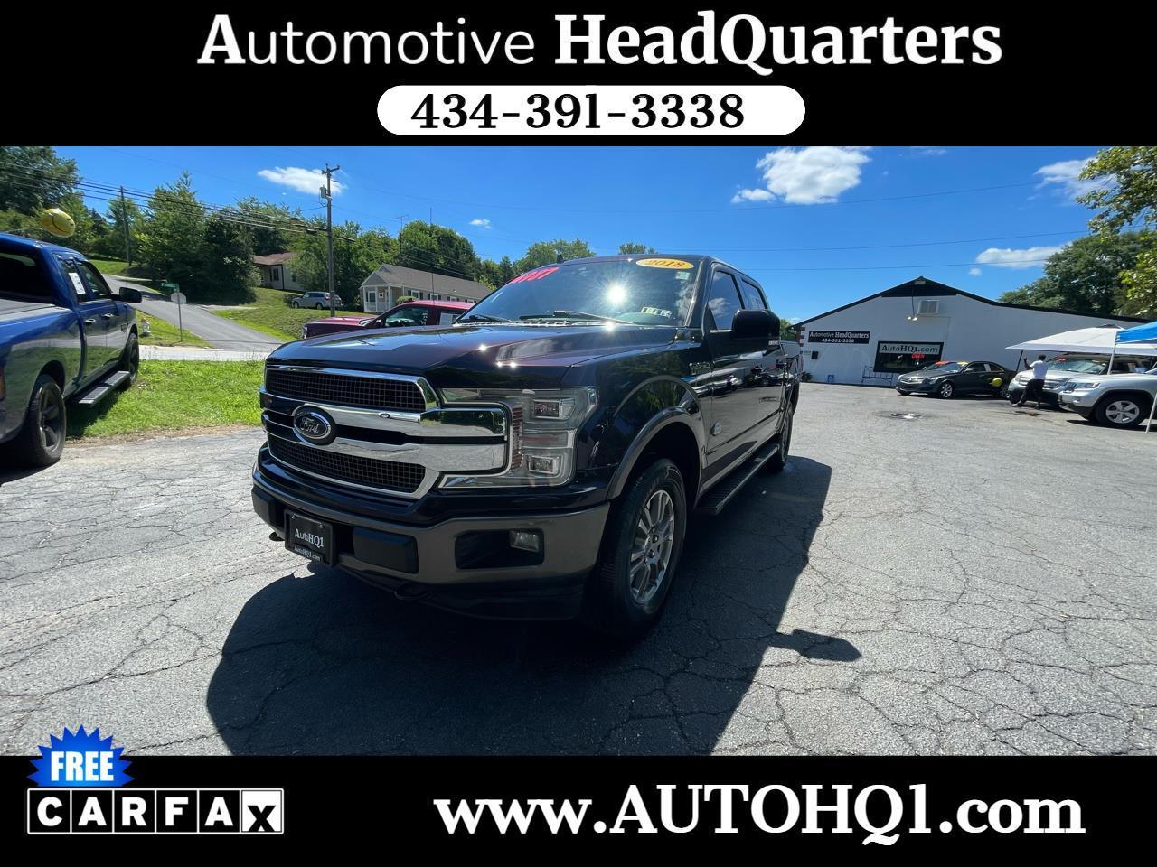 2018 Ford F-150 King Ranch SuperCrew 6.5-ft. 4WD