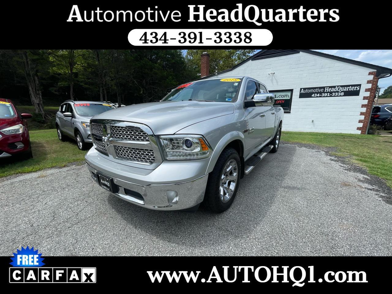 2018 RAM 1500 Laramie Crew Cab SWB 4WD