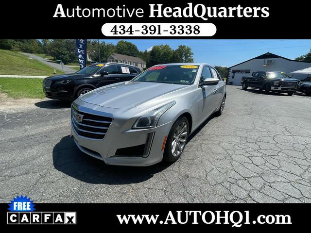 Silver 2016 Cadillac CTS Sedan All-Wheel Drive 8-Speed Automatic